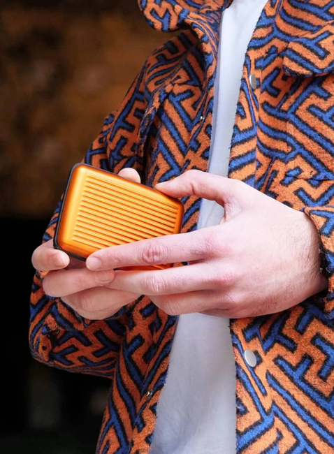 Portfel aluminiowy Ogon Design Stockholm Smart Case V3 - orange