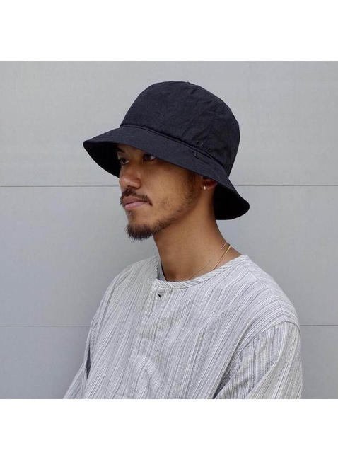 Kapelusz Snow Peak Indigo C/N Bucket Hat - black