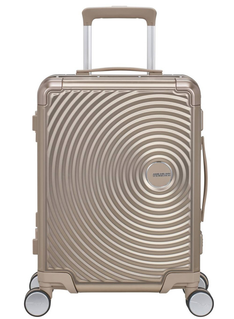 Walizka mała American Tourister Soundbox Alu - bronze