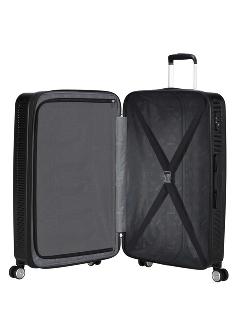 Walizka duża poszerzana American Tourister Astrobeam - storm black