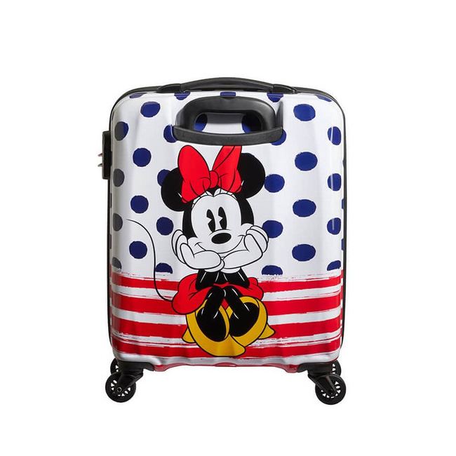 Walizka kabinowa American Tourister Disney Legends - Minnie blue dots