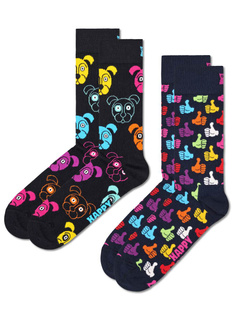 Skarpety dla dorosłych 2 pary Happy Socks 2-Pack Classic - dog