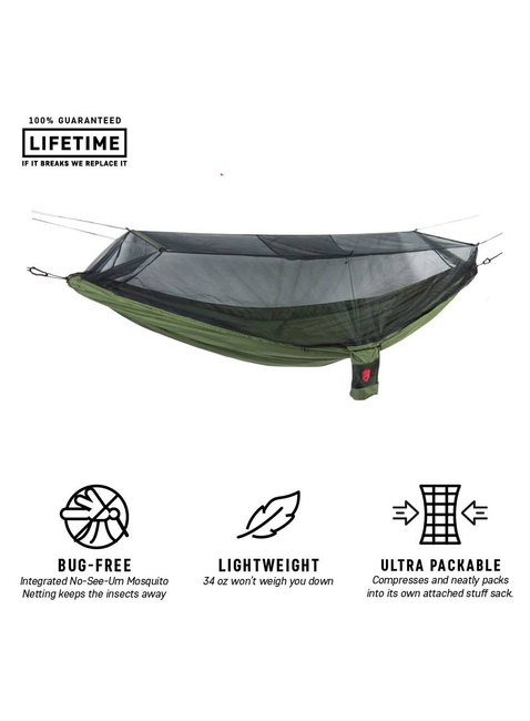Hamak z moskitierą Grand Trunk Skeeter Beeter XT Mosquito Net Hammock - green