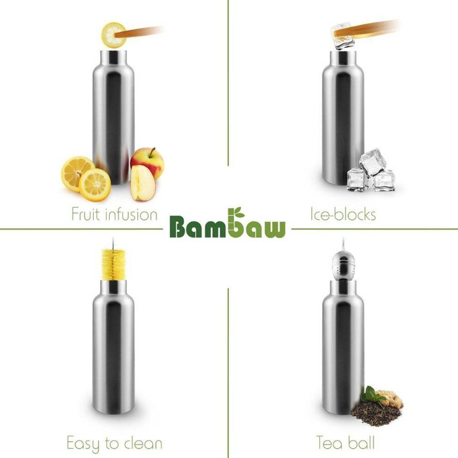 Butelka izolowana wielorazowa 750 ml Bambaw