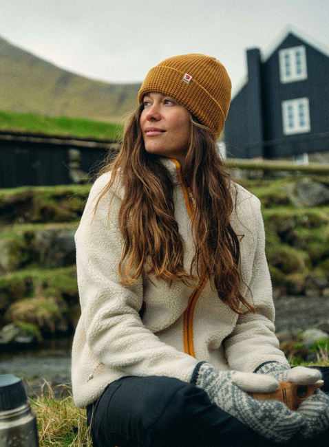 Czapka dzianinowa Fjallraven Tab Hat - dark grey
