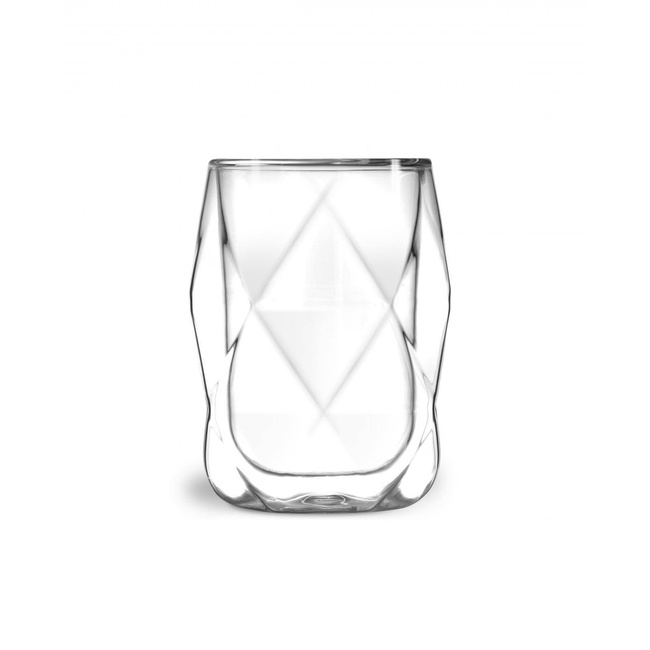 Komplet 2-szklanek z podwójną ścianką Vialli Design Geo 250 ml