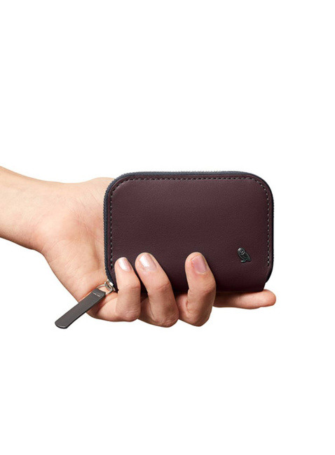 Portfel skórzany unisex Bellroy Folio Mini - deep plum