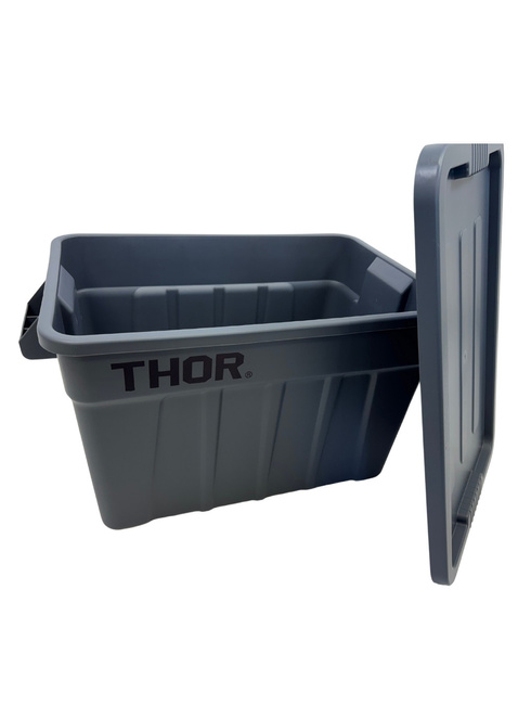 Kontener z pokrywą do przechowywania THOR Tote Box 75 L - grey