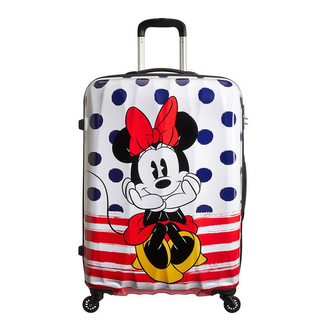 Walizka duża American Tourister Disney Legends - Minnie blue dots