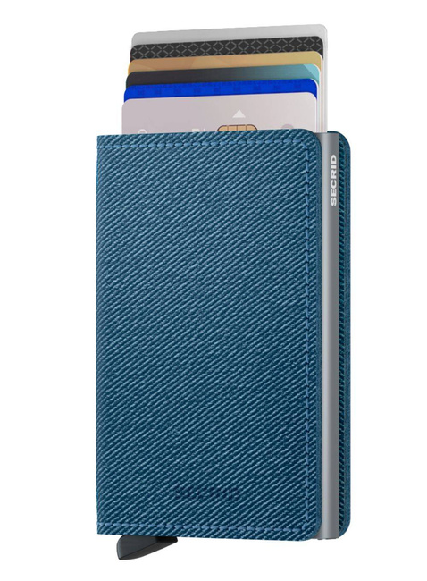 Mały portfel RFID Secrid Slimwallet Twist - jeans blue