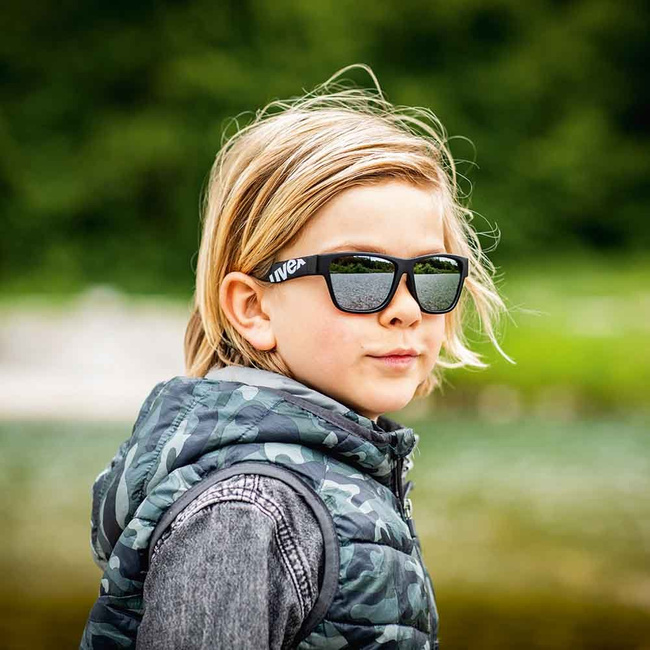 Okulary dziecięce Uvex Sportstyle 508 - black mat