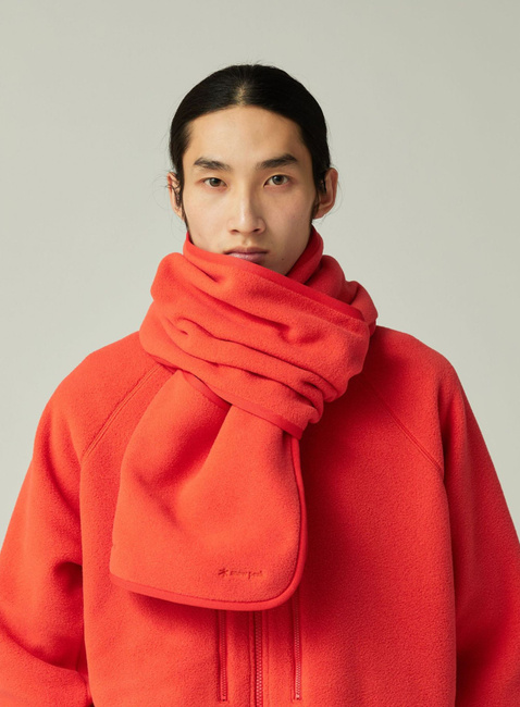 Szalik Snow Peak Water-Repellent Fleece Stole - orange