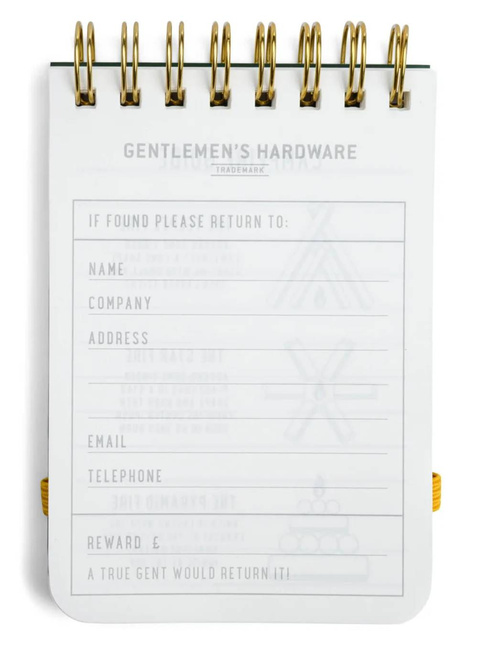 Notes wodoodporny Gentlemen's Hardware Pocket Waterproof Note Book
