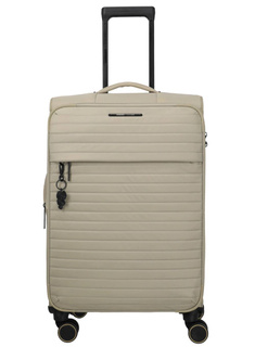 Walizka średnia Travelite Barbara Stepp EXP - satin nude