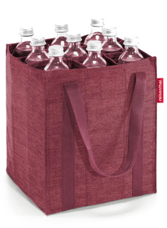 Torba na butelki z przegrodami Reisenthel Bottlebag - twist maroon