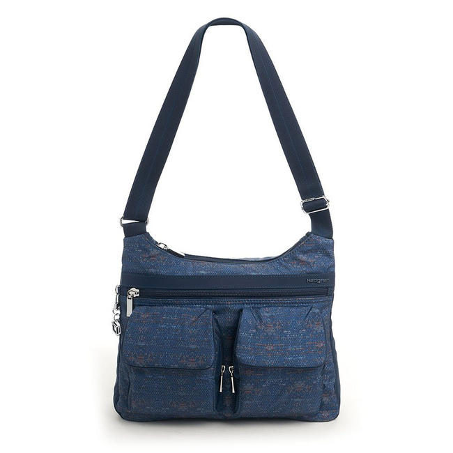 Torba na ramię Hedgren Prarie RFID - dark blue woven print