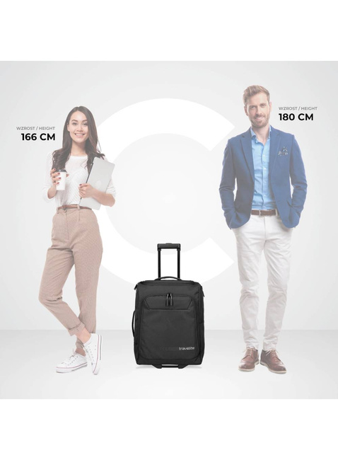 Torba podróżna Travelite Kick Off Wheeled Duffle S - black