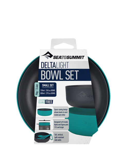 Zestaw 2 misek Sea To Summit Delta Light Bowl Set S - pacific blue/grey