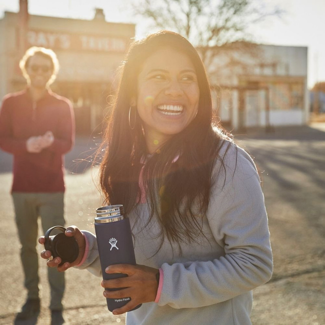 Butelka termiczna 621 ml Standard Mouth with Stainless Steel Cup Hydro Flask - pacific