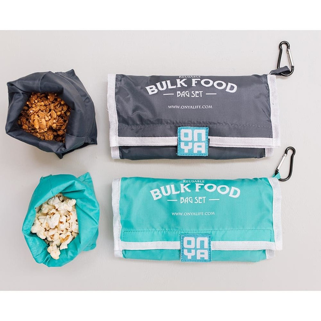 Mała torba / worek wielorazowy na żywność Onya - aqua