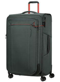 Walizka duża poszerzana Samsonite Respark - black sport