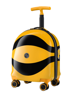 Walizka dla dzieci Puccini Pszczółka - żółty / czarny
