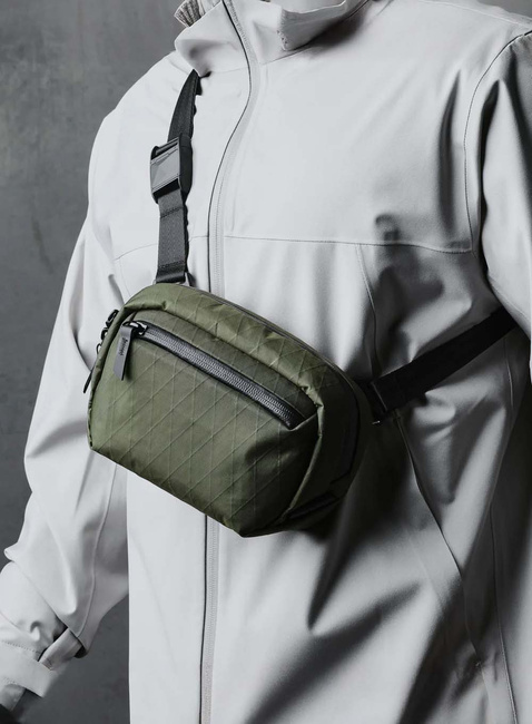 Torba na ramię crossbody Alpaka Go Sling Nano X-Pac® - dark green
