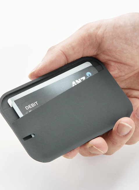Etui na karty wizytownik z klipsem Alpaka HUB Cardholder - black