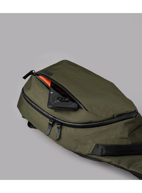 Plecak na jedno ramię Alpaka Metro Crossbody Left Shoulder X-Pac - olive green