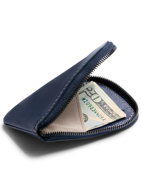 Skórzany portfel kieszonkowy Bellroy Card Pocket - navy