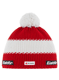 Czapka zimowa Eisbar Star Pompon SKA - multicolor / red / white