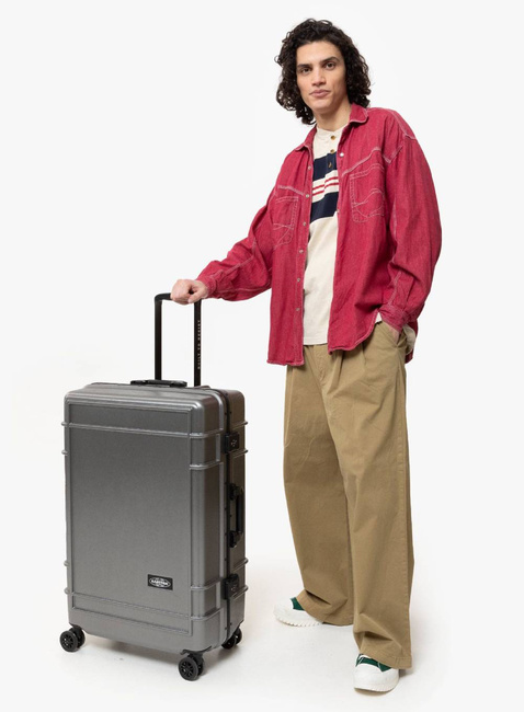 Walizka duża Eastpak Resist'r Case L - brushed metal