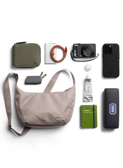 Torba na ramię Bellroy Laneway Crescent Bag 2,5 l - fawn