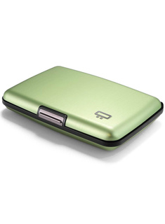 Portfel aluminiowy Ogon Design Stockholm Card Case Premium V3 - matcha