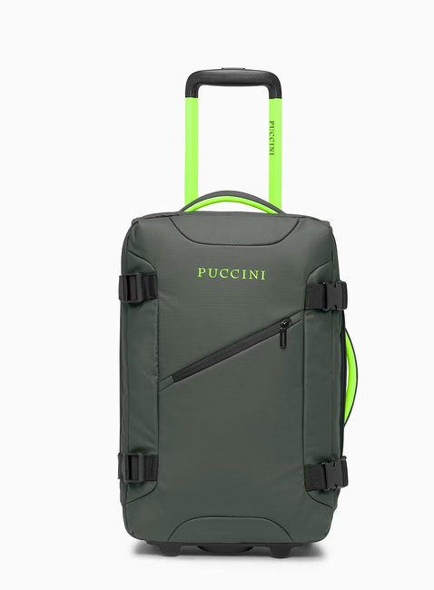 Walizka kabinowa z funkcją plecaka Puccini Colorado - zielony