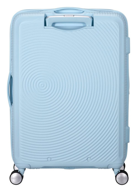 Walizka średnia American Tourister Soundbox EXP - pastel blue