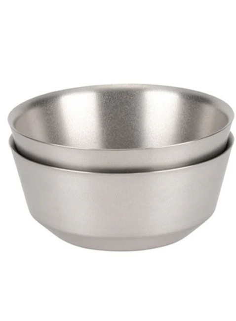 Miska izolowana Snow Peak Ti-Double 600 Bowl - silver