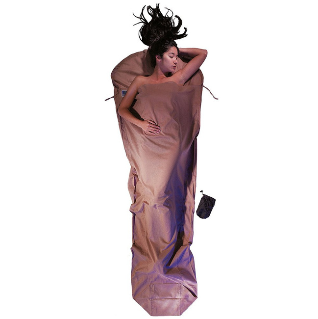 Wkładka do śpiwora z bawełny egipskiej Cocoon MummyLiner