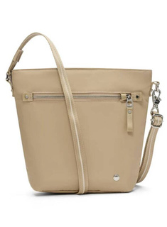 Torba antykradzieżowa damska Pacsafe W Crossbody - taupe