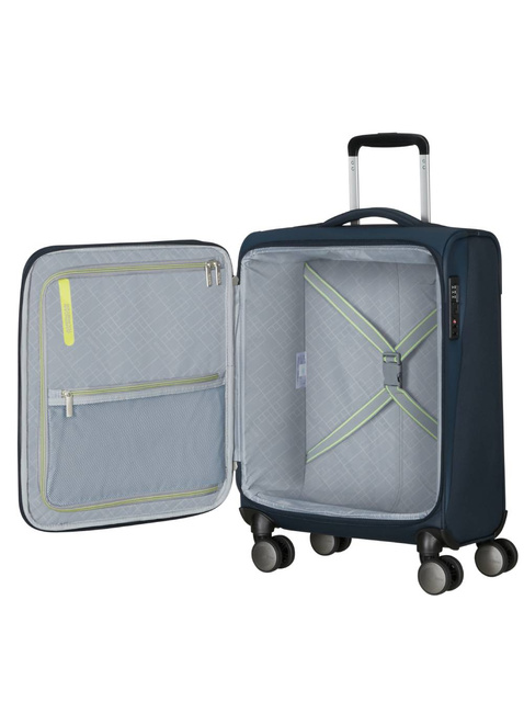 Walizka kabinowa American Tourister Wanderlite Spinner S - dark navy