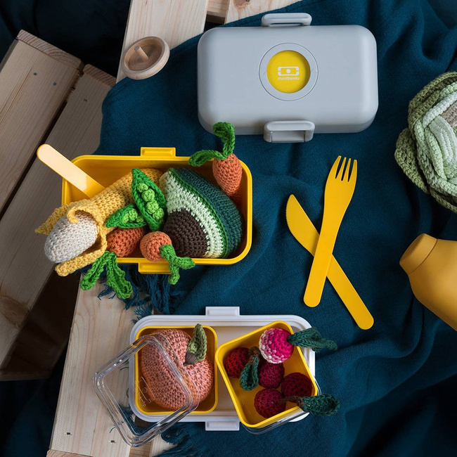 Lunch box na żywność dla dzieci MB Tresor Monbento - moutarde
