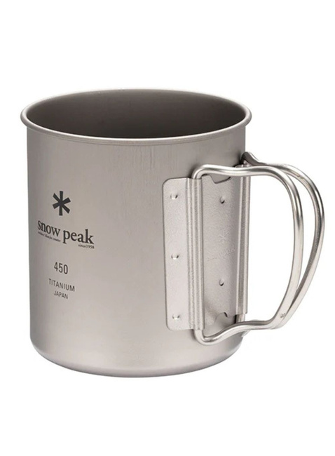 Kubek tytanowy Snow Peak Ti -Single 450 Cup - silver