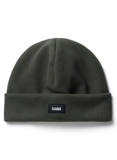 Czapka zimowa Rains Ribbed Fleece Beanie T1 - green