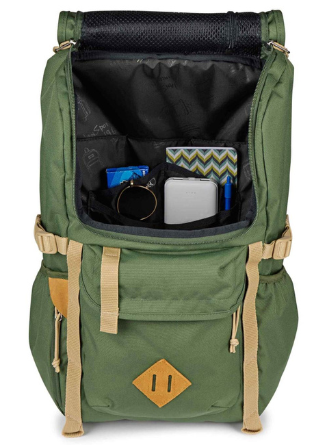 Plecak na laptopa szkolny JanSport Hatchet - cargo green
