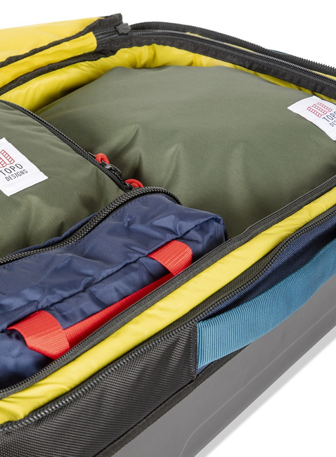 Torba / plecak na kółkach Topo Designs Global Travel Bag Roller - stone blue / forest