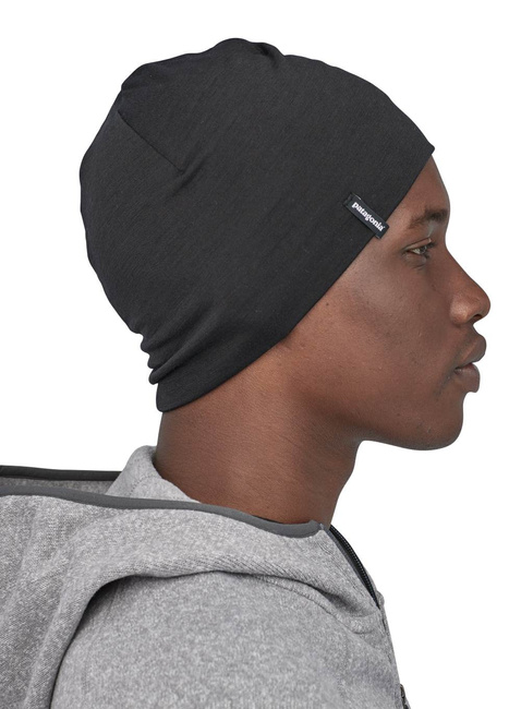 Czapka Patagonia Overlook Merino Wool Liner Beanie - black