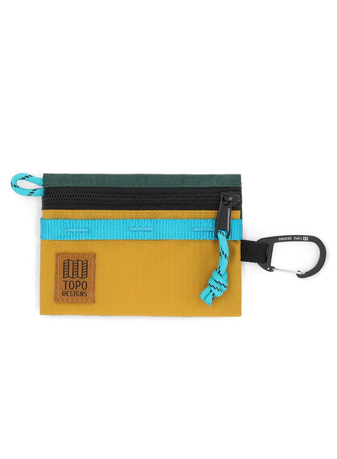 Saszetka Topo Designs Micro Accessory Bag z karabinkiem - mustard / forest