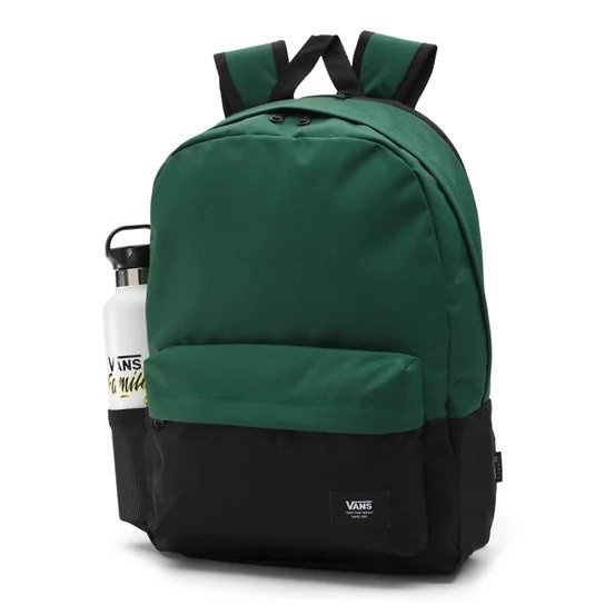 Plecak Vans Old Skool Plus II - pine needle black + piórnik