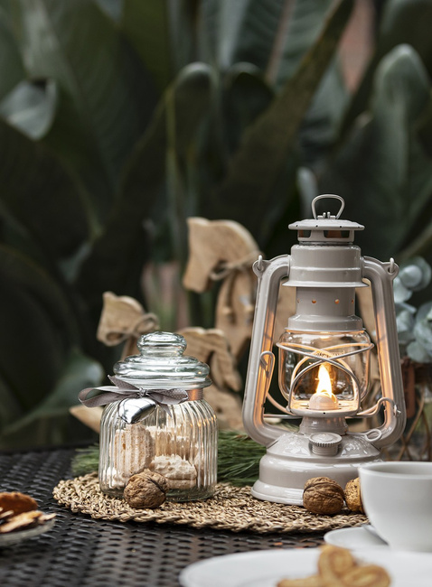 Lampa naftowa Feuerhand Hurricane Lantern 276 - soft beige