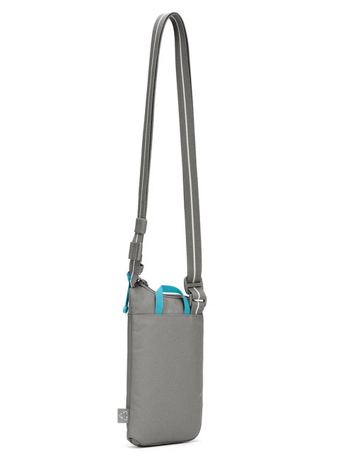 Saszetka antykradzieżowa na dokumenty Pacsafe Go Tech Crossbody - stone